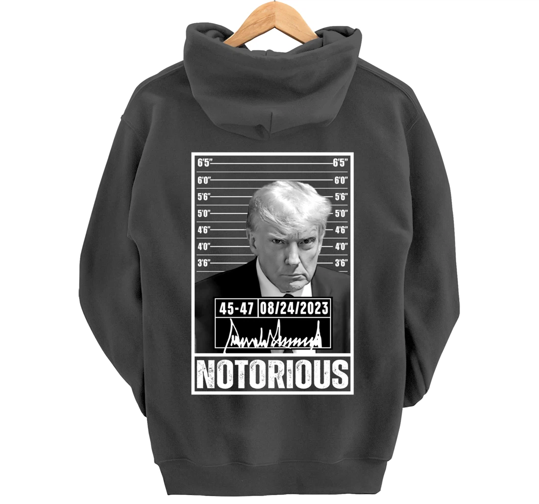 Notorious Trump 2024 Mug shot Iconic Jail Mugshot picture Pullover Hoodie