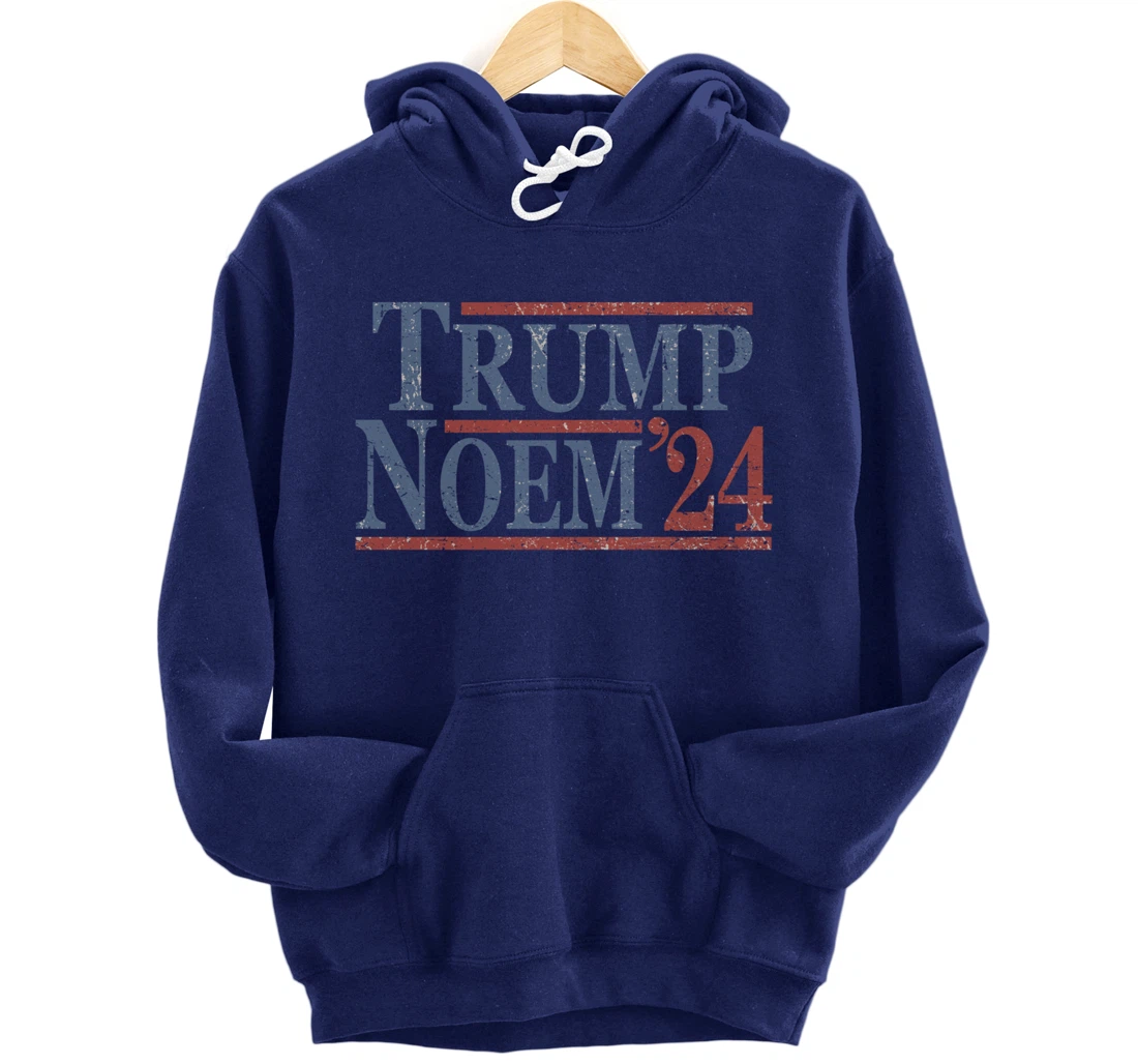 Distressed Donald Trump Kristi Noem 2024 Pullover Hoodie