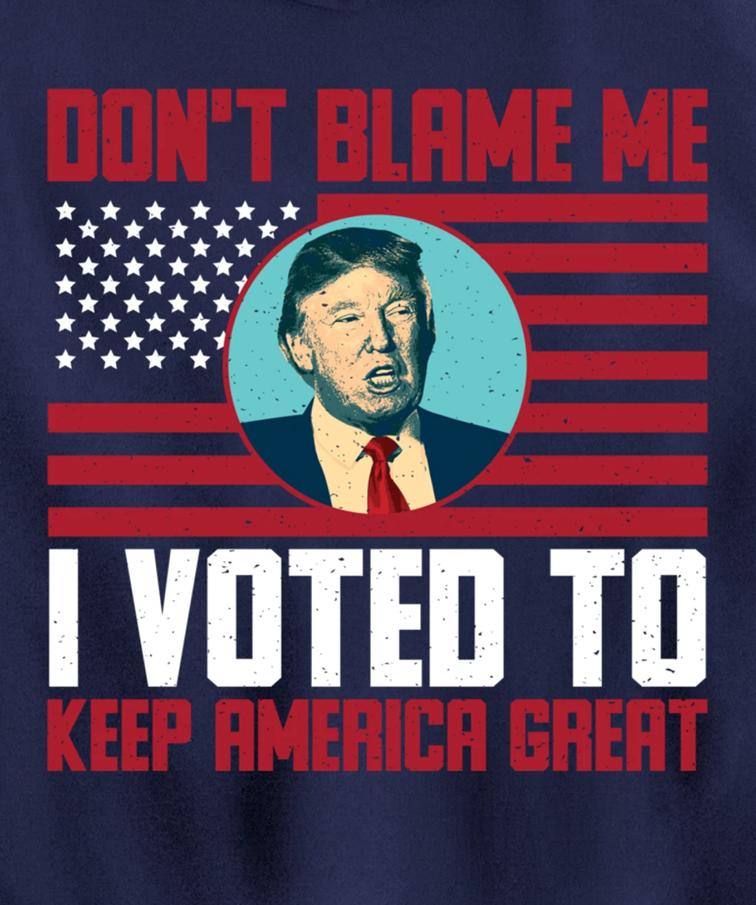 Dont Blame Me Donald Trump Tee Pro Trump Election 2024 Pullover Hoodie