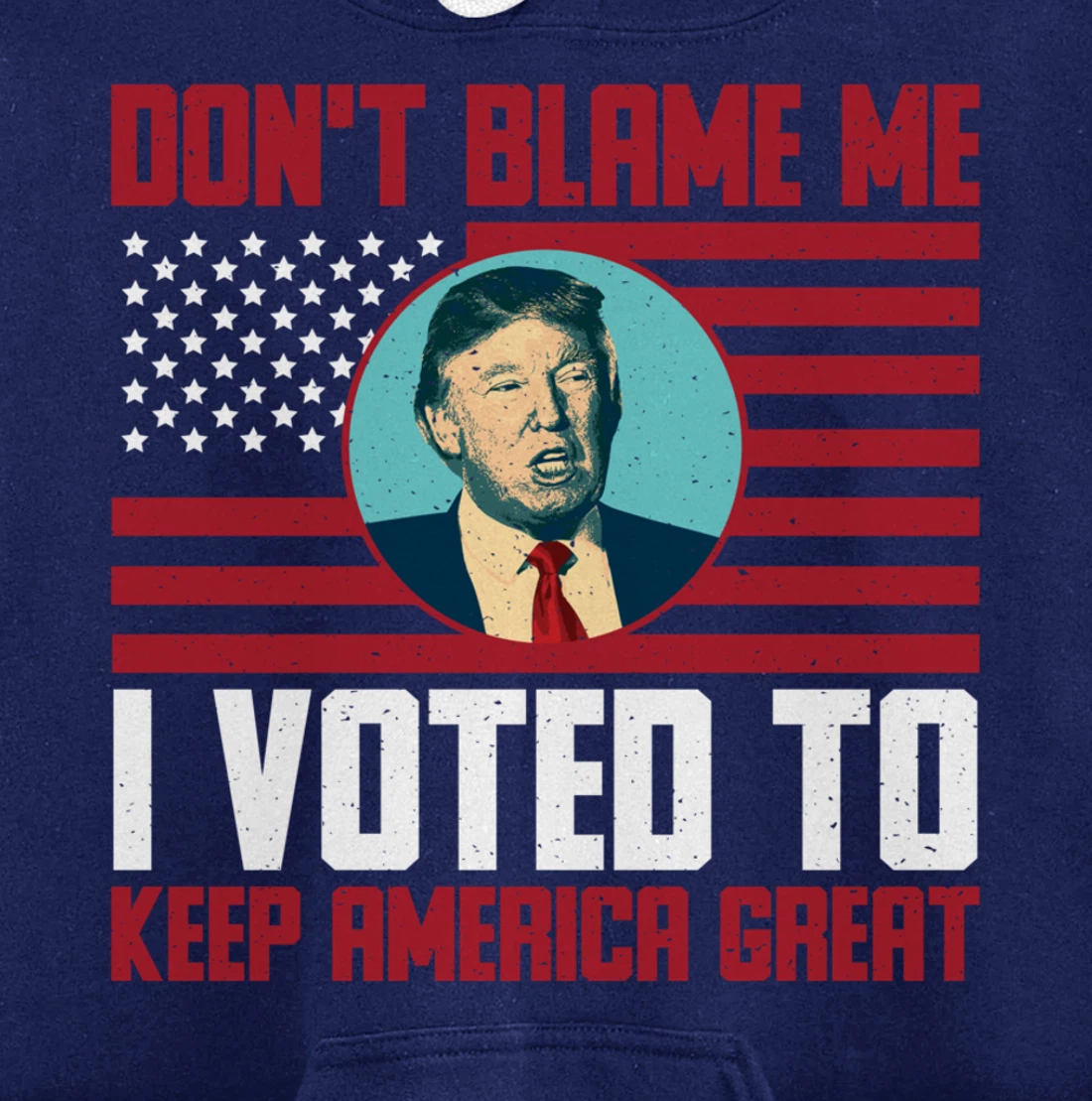 Dont Blame Me Donald Trump Tee Pro Trump Election 2024 Pullover Hoodie