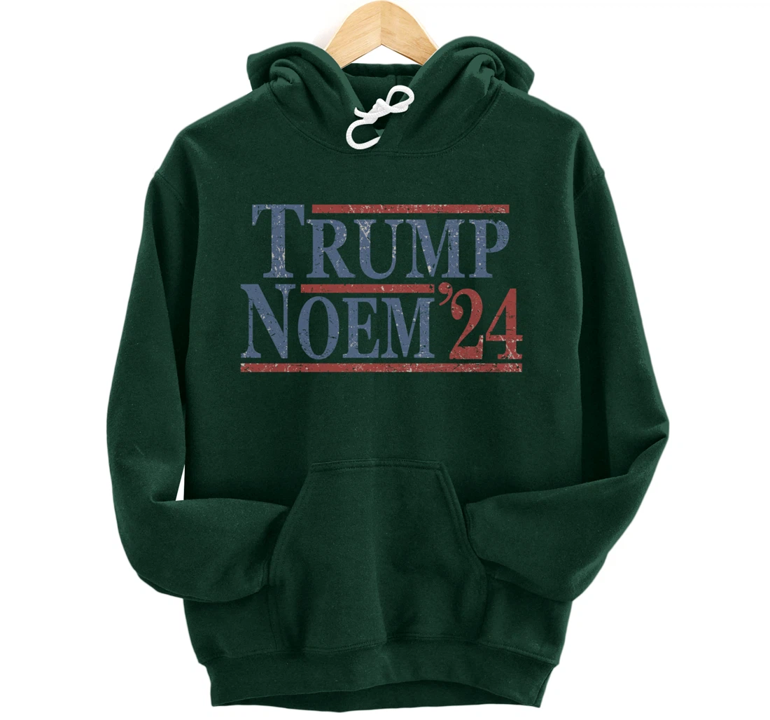 Distressed Donald Trump Kristi Noem 2024 Pullover Hoodie