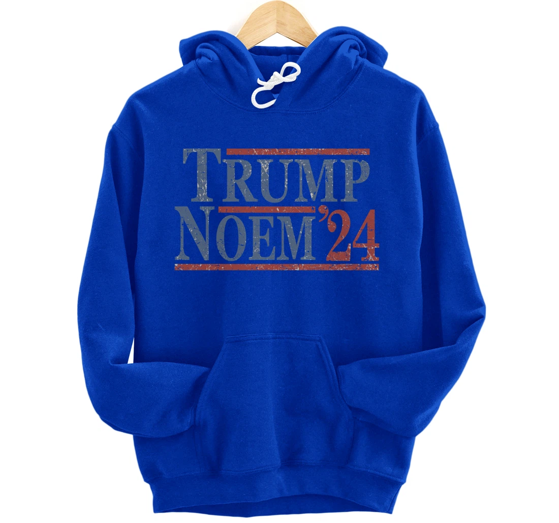 Distressed Donald Trump Kristi Noem 2024 Pullover Hoodie