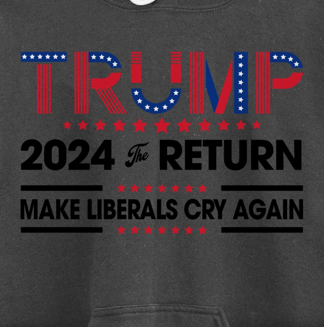 USA Flag Pullover Hoodie