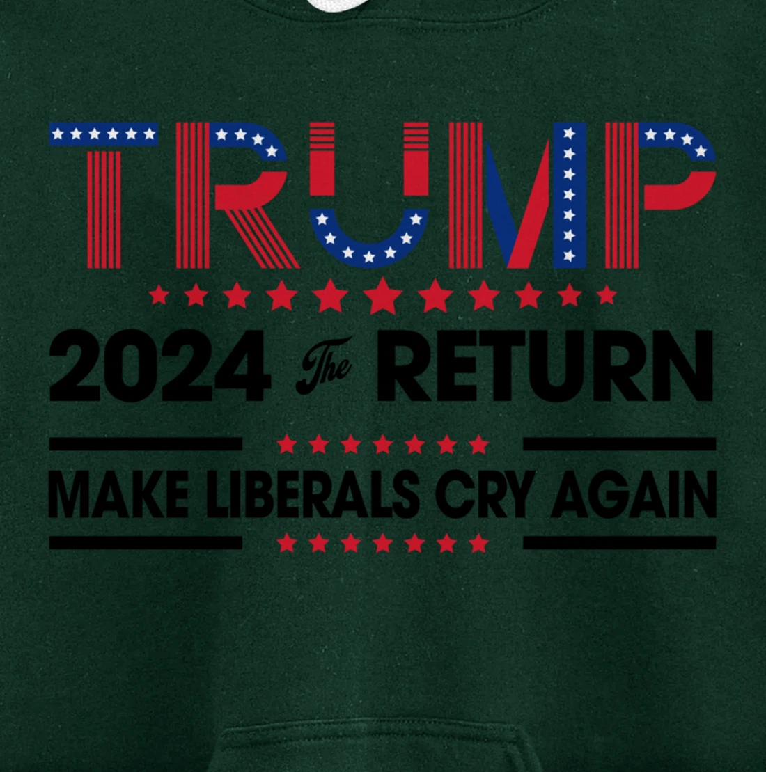 USA Flag Pullover Hoodie