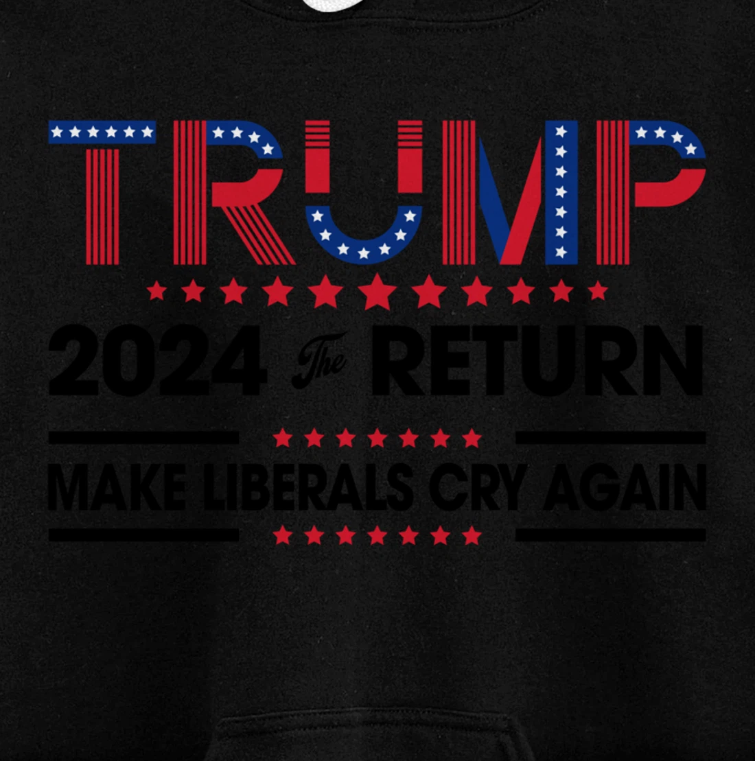 USA Flag Pullover Hoodie