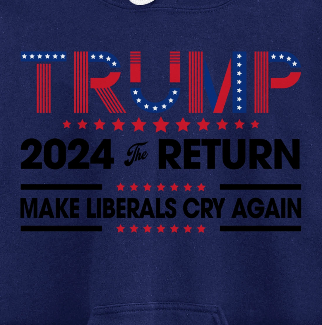 USA Flag Pullover Hoodie