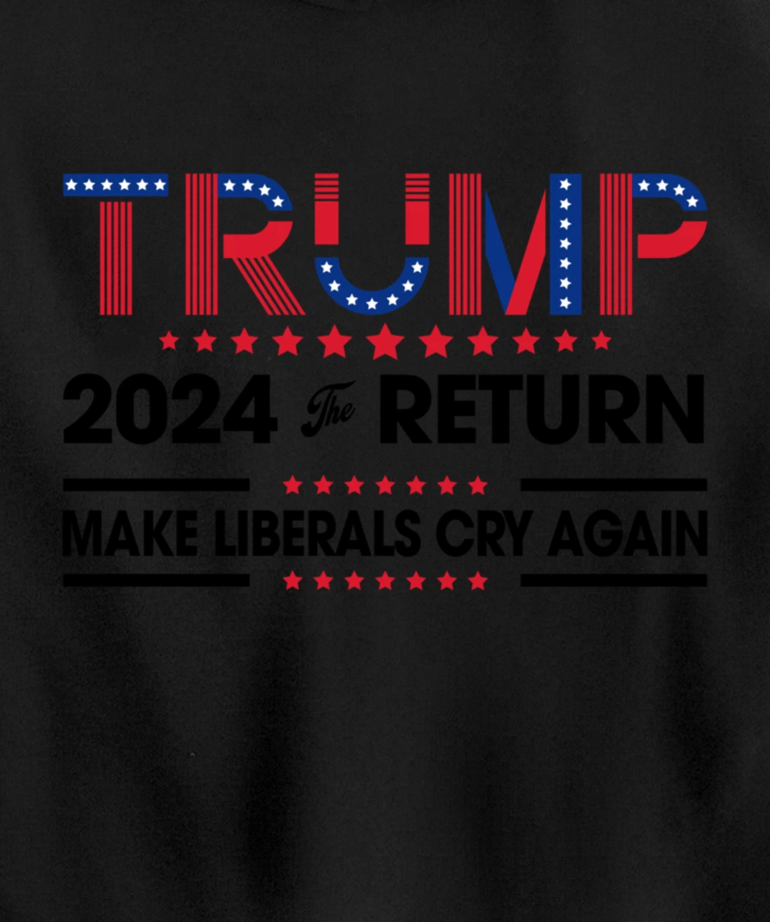 USA Flag Pullover Hoodie