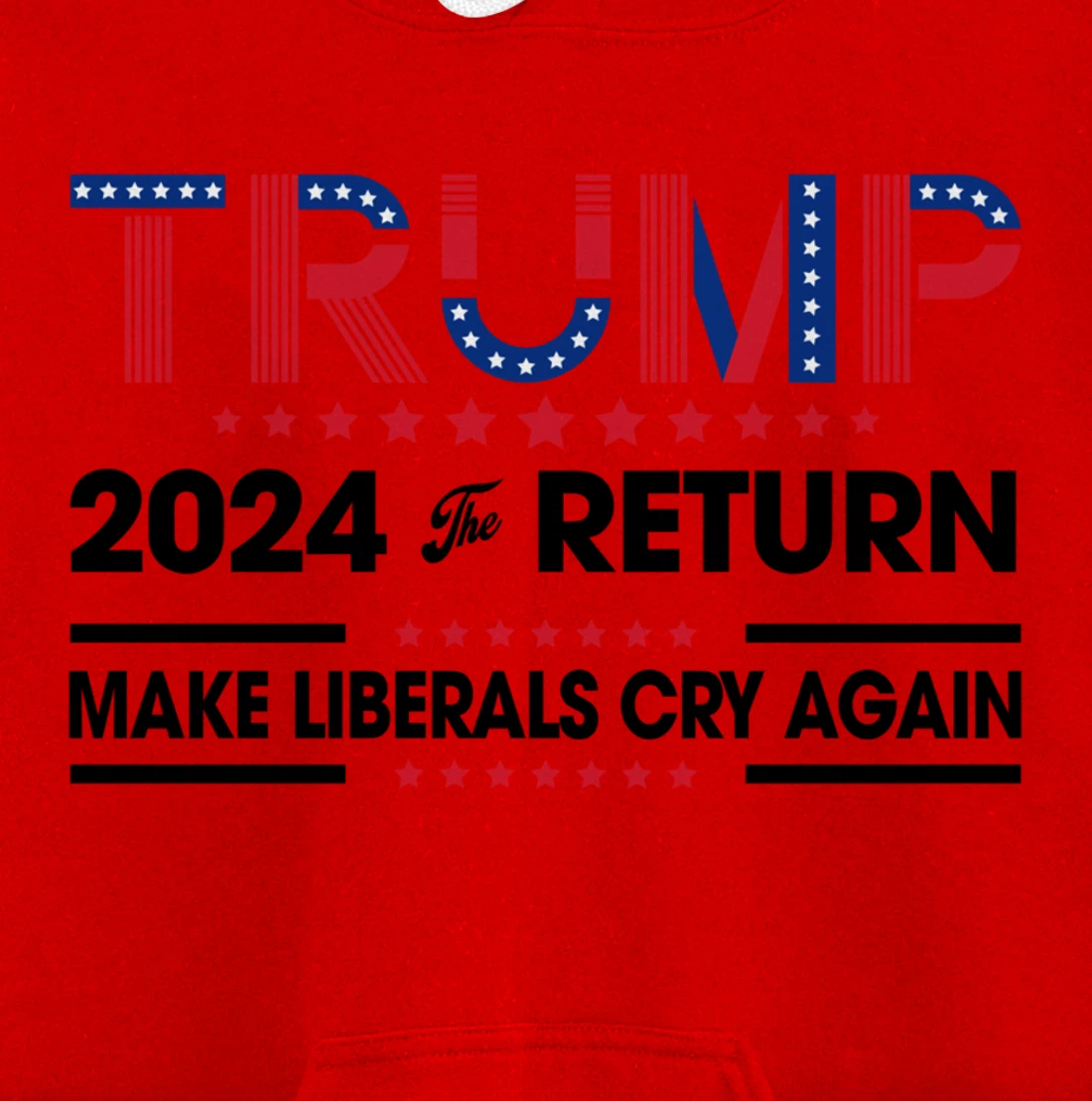 USA Flag Pullover Hoodie