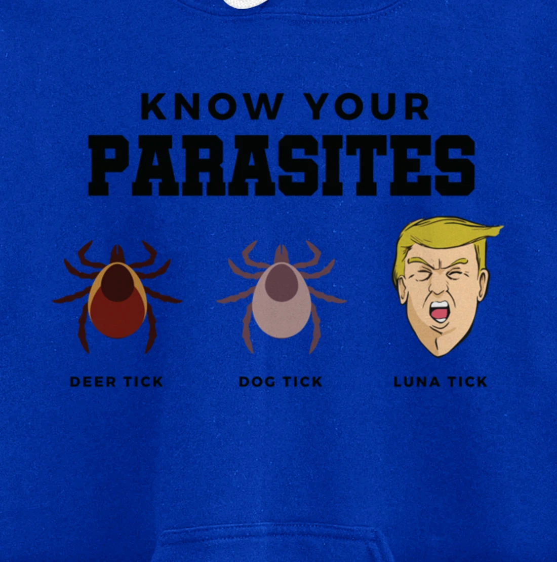 Know Your Parasites Anti-Trump Impeach Trump Pullover Hoodie