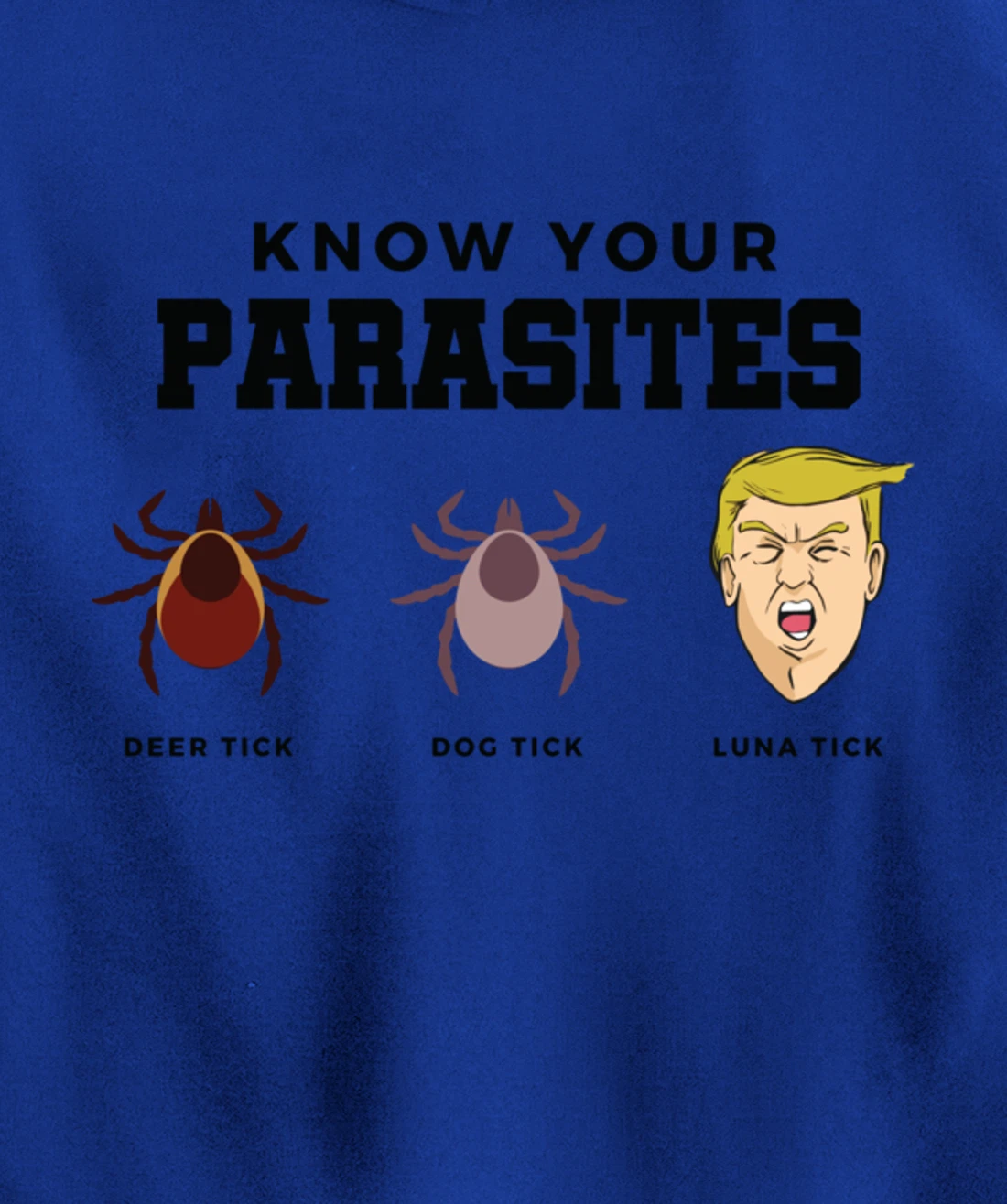 Know Your Parasites Anti-Trump Impeach Trump Pullover Hoodie