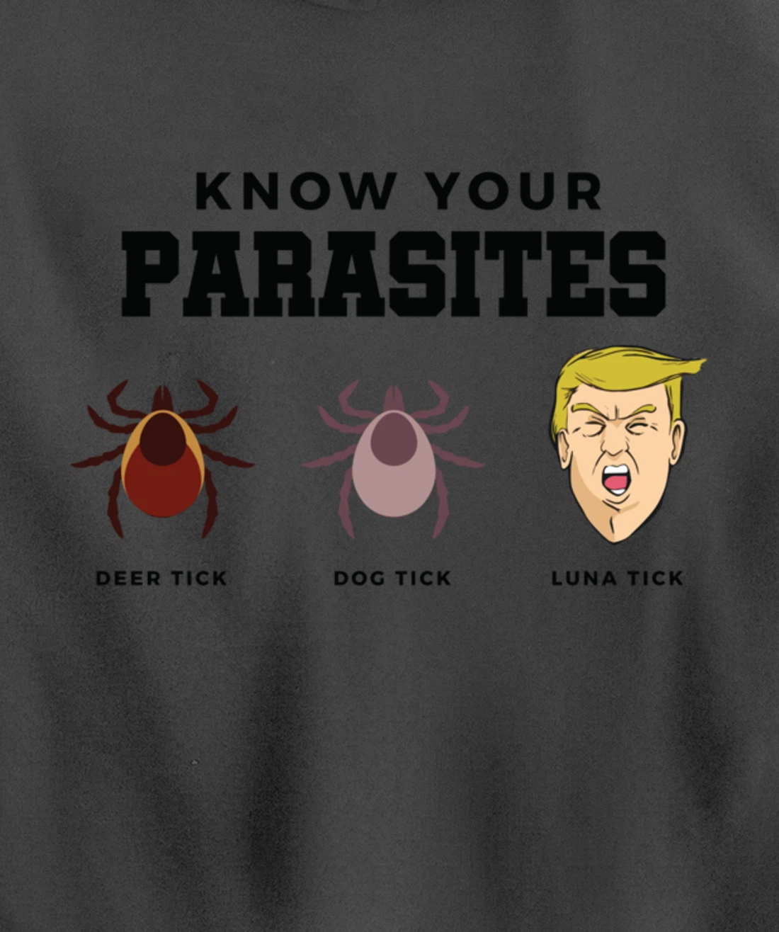 Know Your Parasites Anti-Trump Impeach Trump Pullover Hoodie