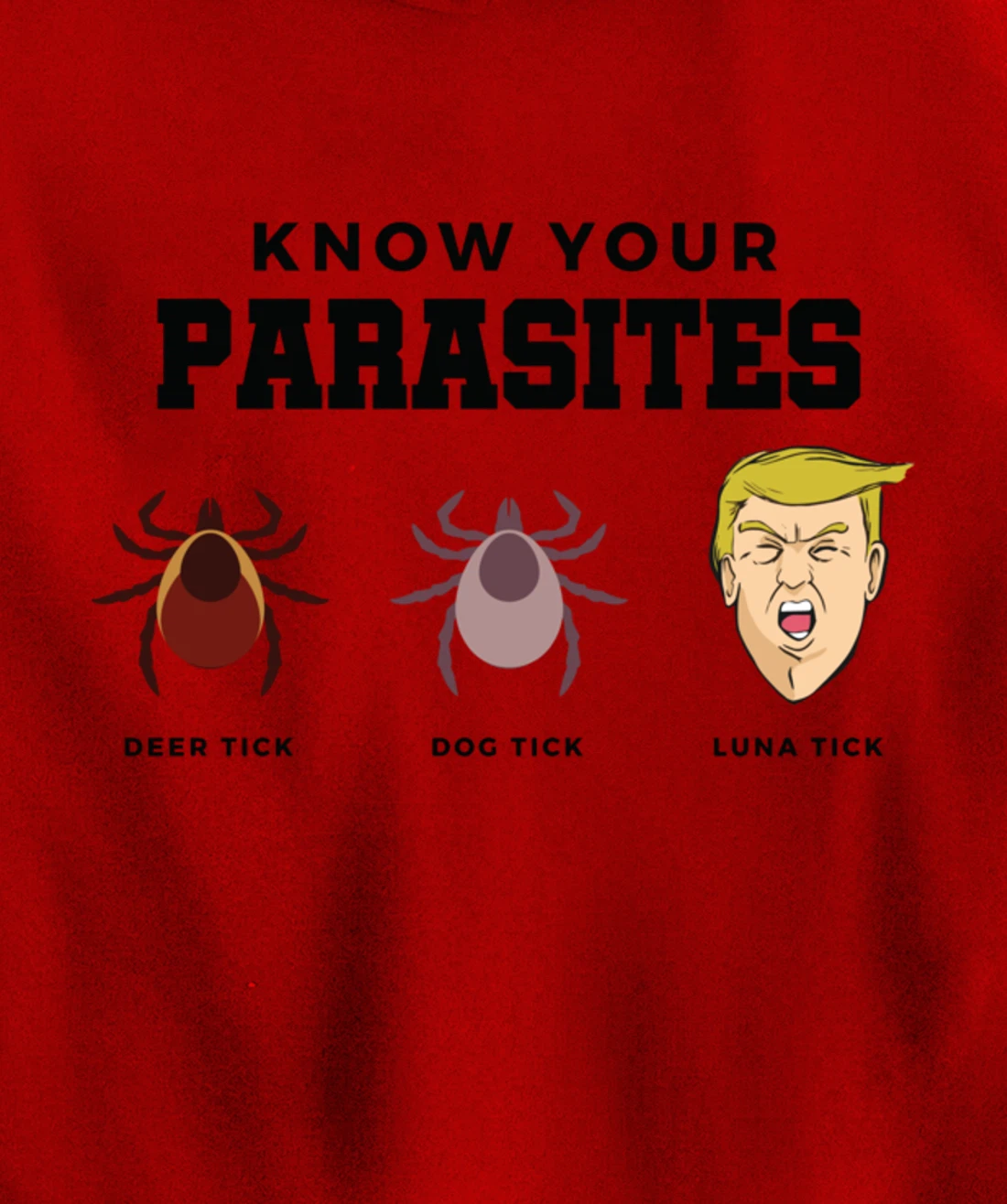 Know Your Parasites Anti-Trump Impeach Trump Pullover Hoodie