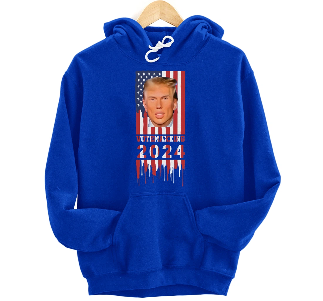 VoteMaxing 2024 LooksMaxxing Trump Mewing Pullover Hoodie