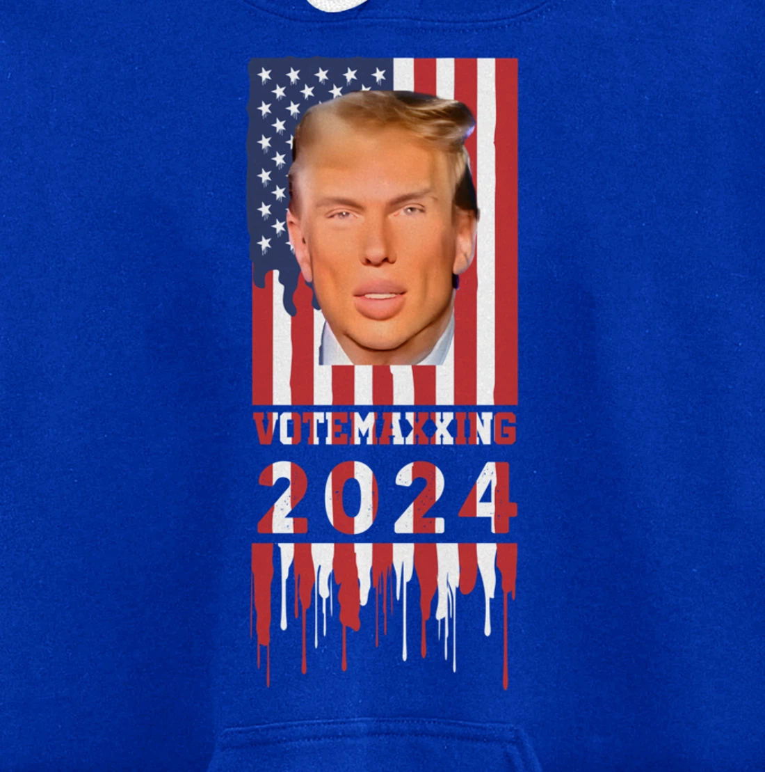 VoteMaxing 2024 LooksMaxxing Trump Mewing Pullover Hoodie