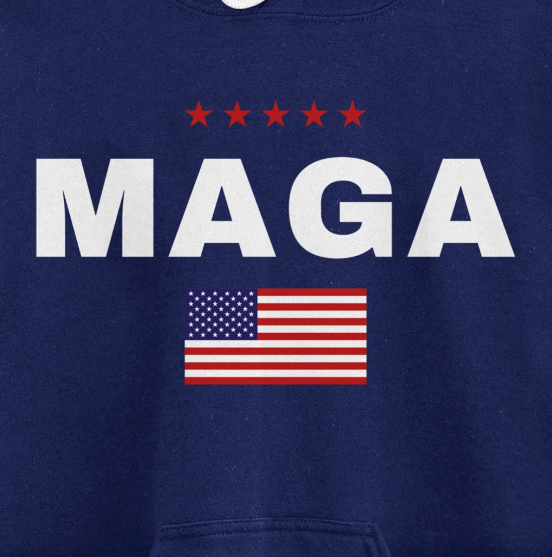 MAGA 2024 Trump Supporters Presidential Election American Pullover Hoodie