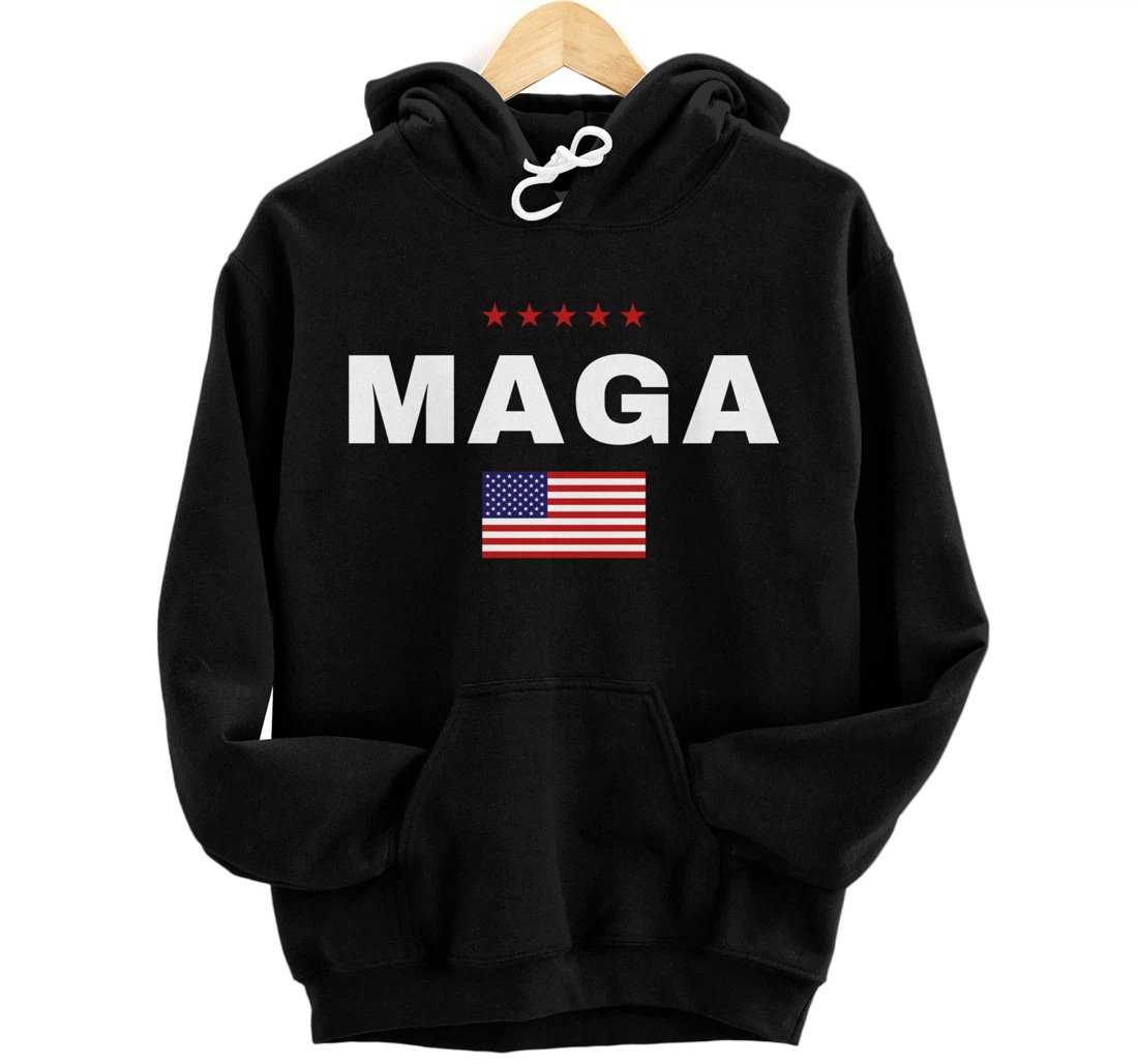 MAGA 2024 Trump Supporters Presidential Election American Pullover Hoodie