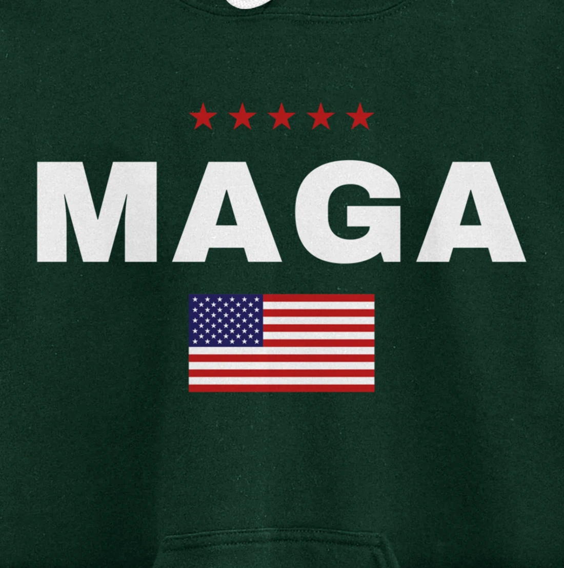 MAGA 2024 Trump Supporters Presidential Election American Pullover Hoodie
