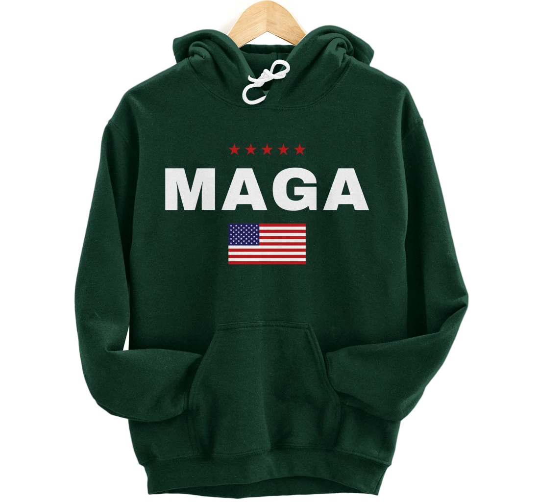 MAGA 2024 Trump Supporters Presidential Election American Pullover Hoodie