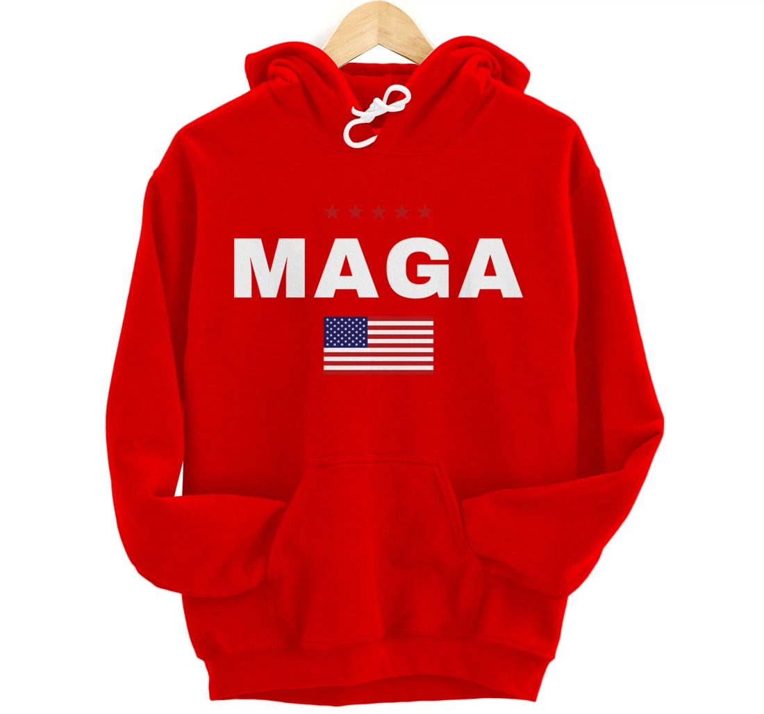 MAGA 2024 Trump Supporters Presidential Election American Pullover Hoodie