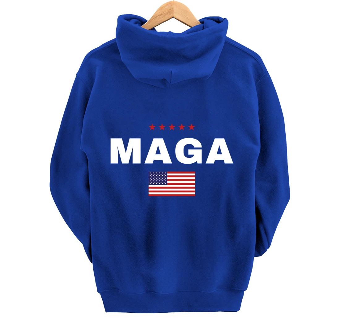 MAGA 2024 Trump Supporters Presidential Election American Pullover Hoodie