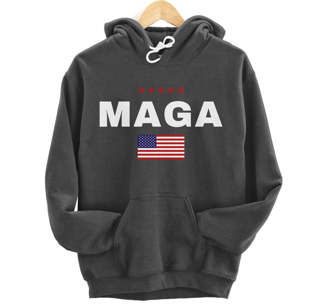 MAGA 2024 Trump Supporters Presidential Election American Pullover Hoodie