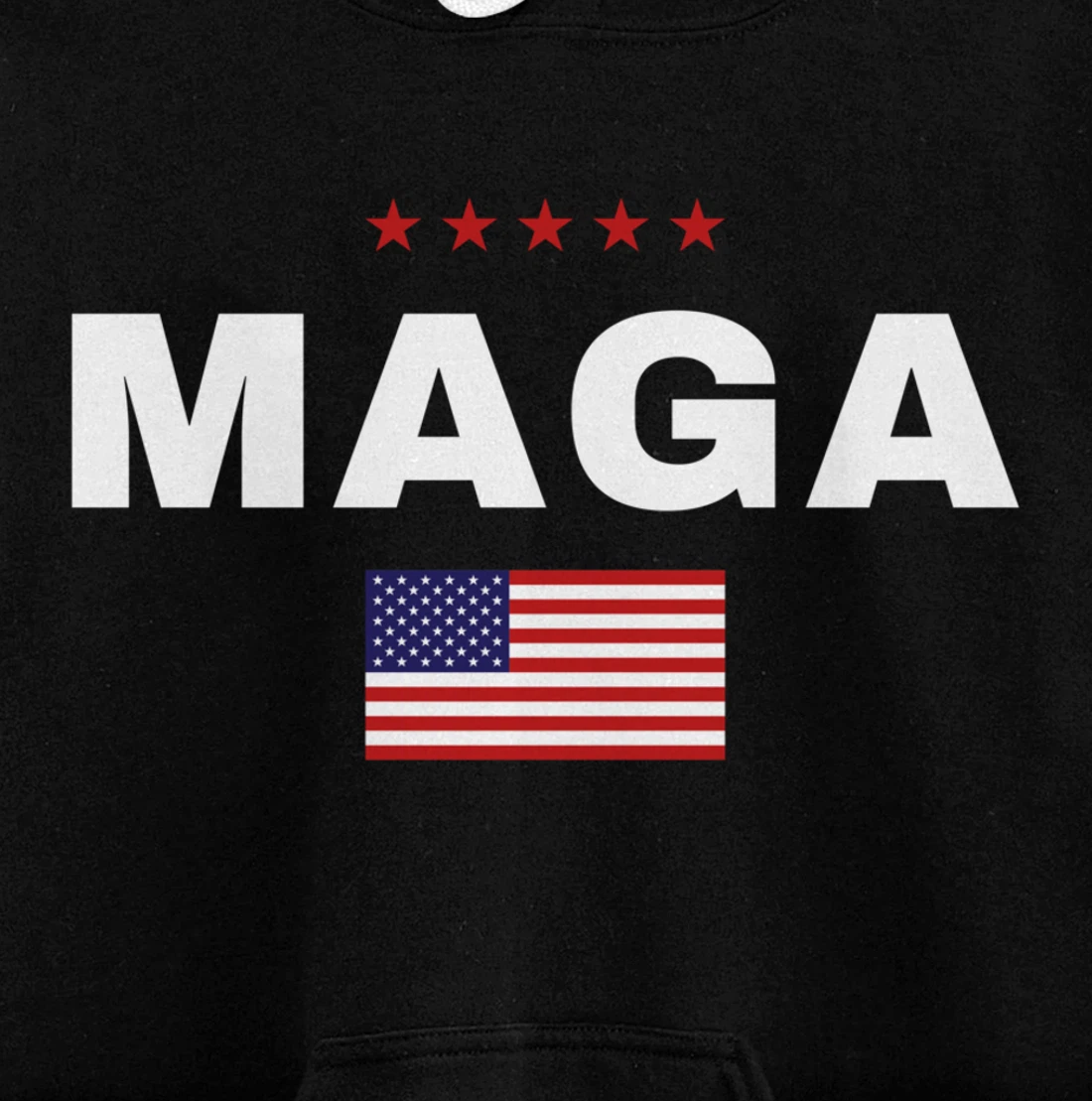 MAGA 2024 Trump Supporters Presidential Election American Pullover Hoodie