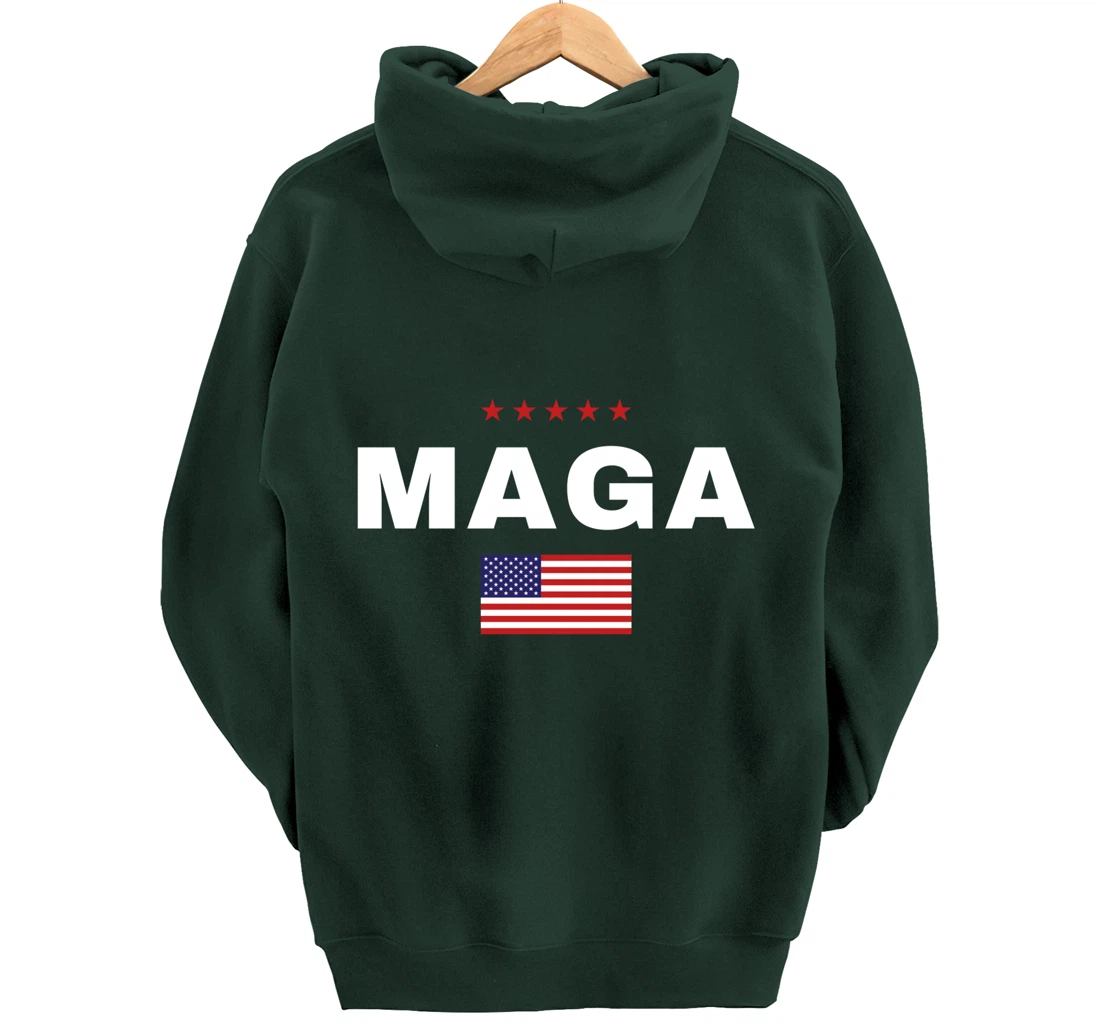 MAGA 2024 Trump Supporters Presidential Election American Pullover Hoodie