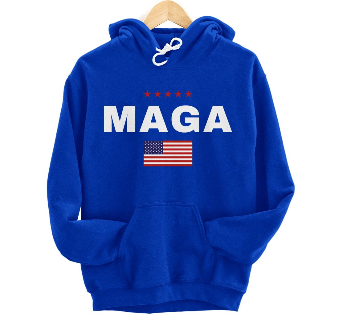 MAGA 2024 Trump Supporters Presidential Election American Pullover Hoodie
