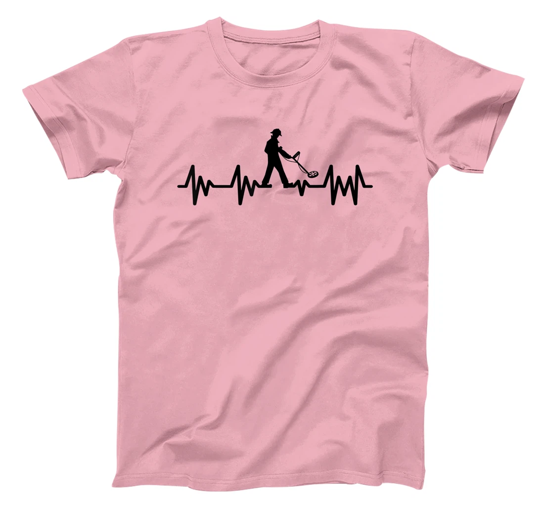 Womens Detectorists detecting Heartbeat Detectoring Metaldetector T-Shirt, Kid T-Shirt and Women T-Shirt