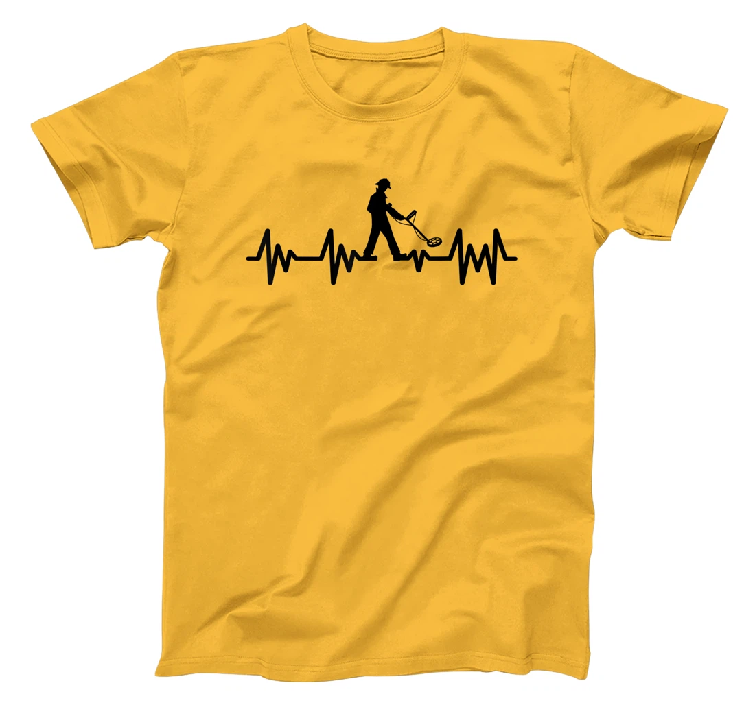 Womens Detectorists detecting Heartbeat Detectoring Metaldetector T-Shirt, Kid T-Shirt and Women T-Shirt