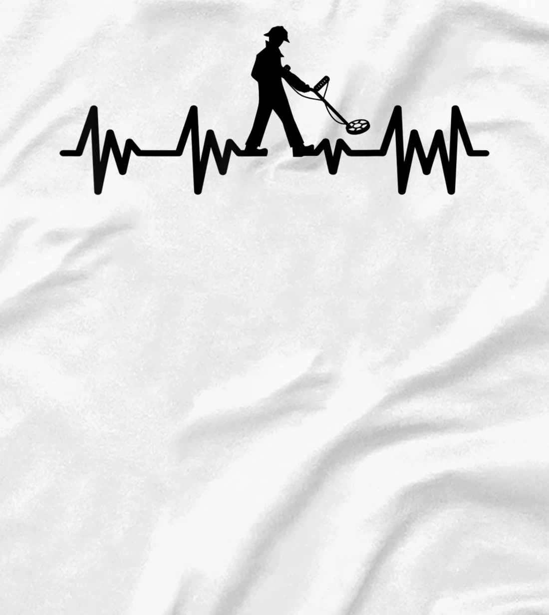 Womens Detectorists detecting Heartbeat Detectoring Metaldetector T-Shirt, Kid T-Shirt and Women T-Shirt