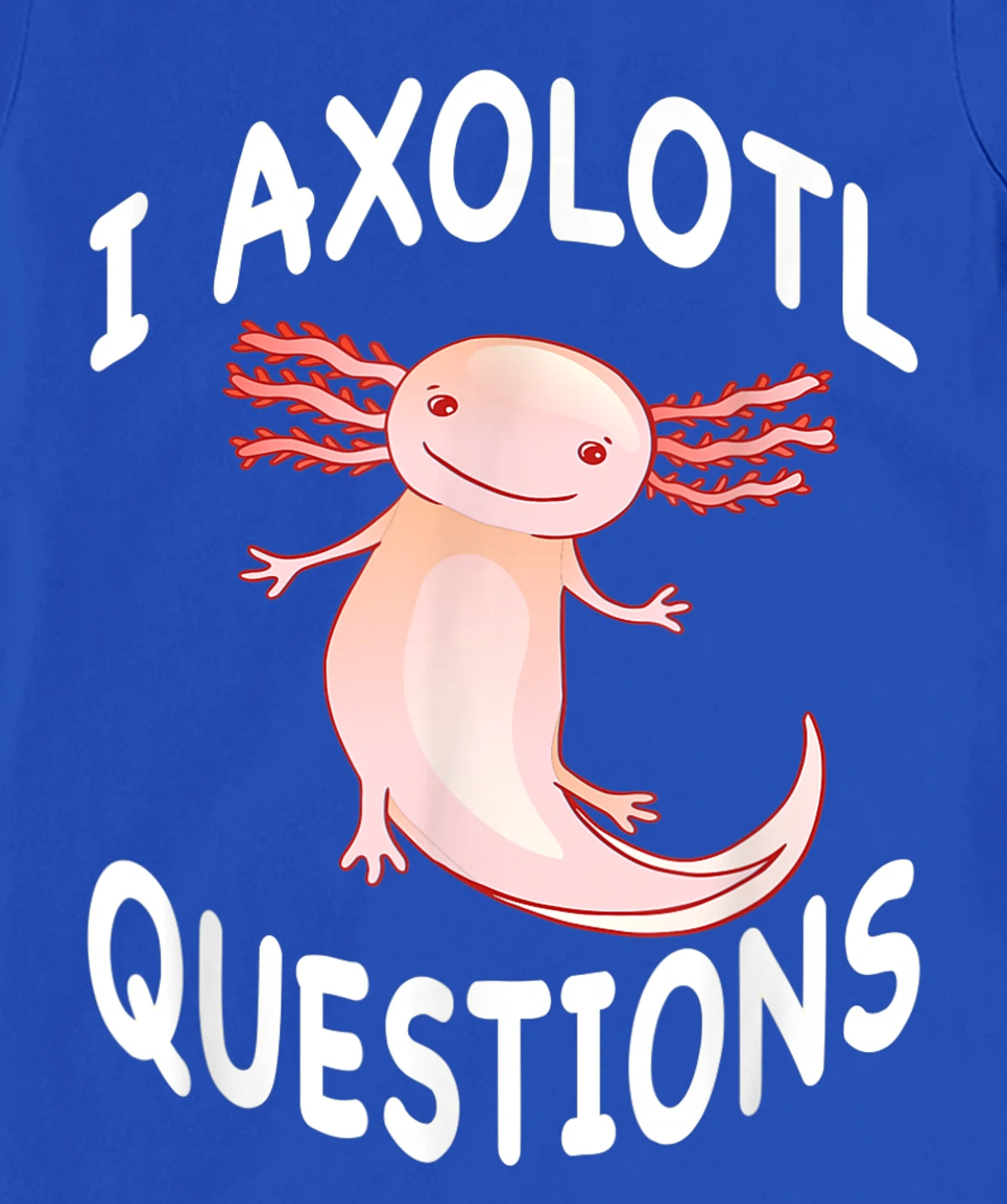 Axolotl. I Axolotl Questions. Funny Cute Axolotl Lizard T-Shirt, Kid T-Shirt and Women T-Shirt