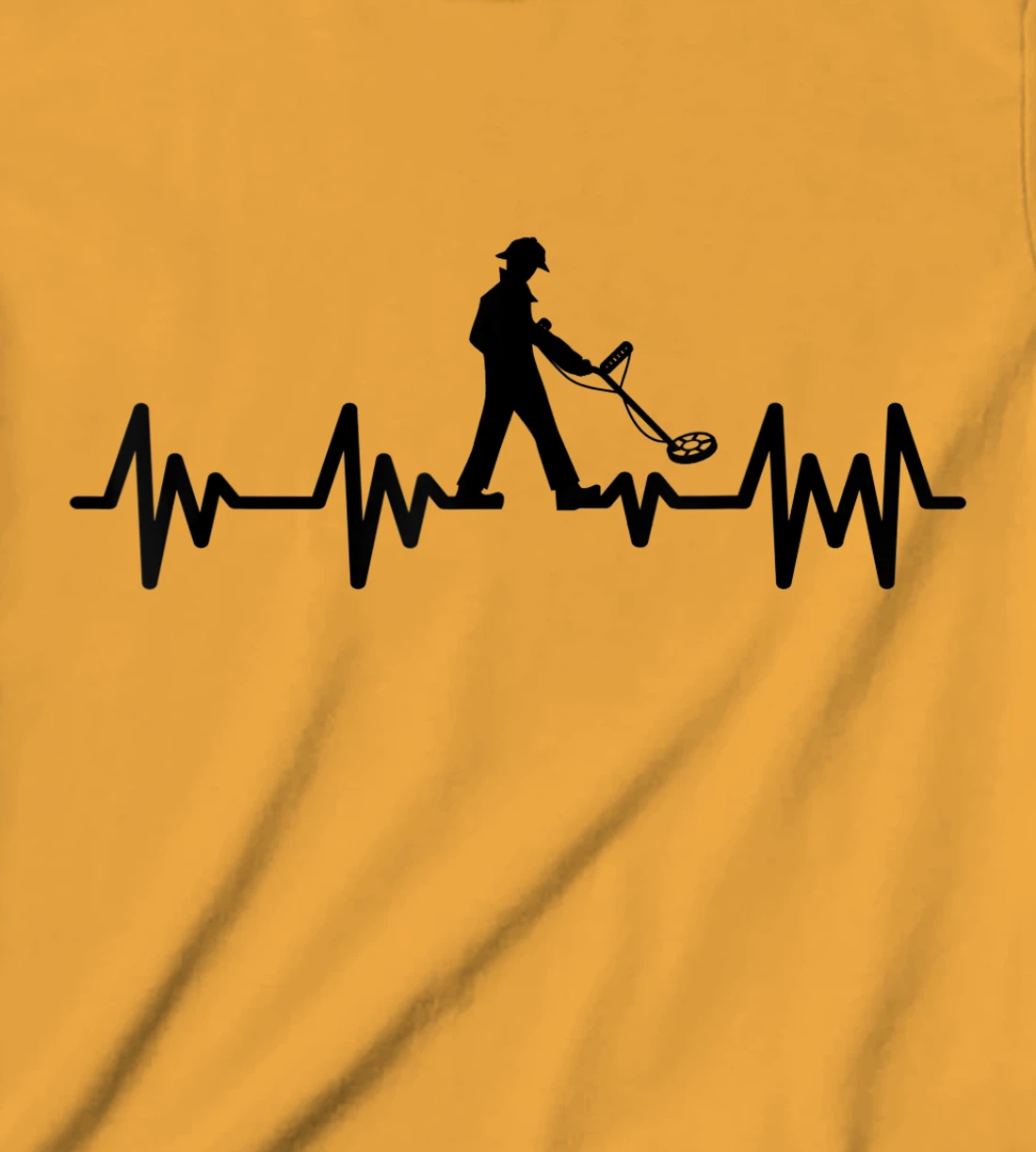 Womens Detectorists detecting Heartbeat Detectoring Metaldetector T-Shirt, Kid T-Shirt and Women T-Shirt