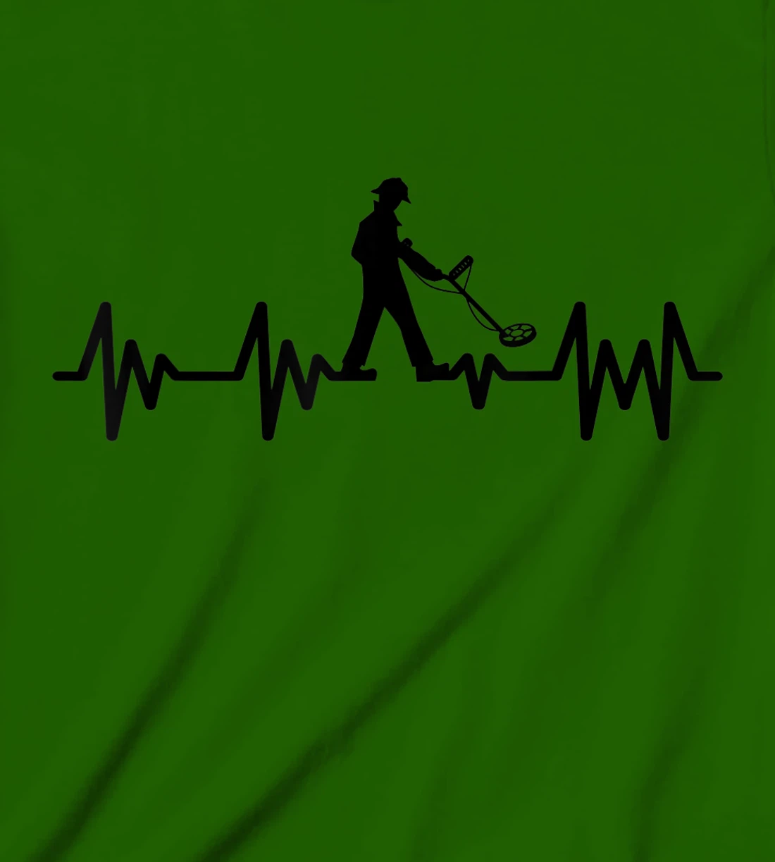 Womens Detectorists detecting Heartbeat Detectoring Metaldetector T-Shirt, Kid T-Shirt and Women T-Shirt