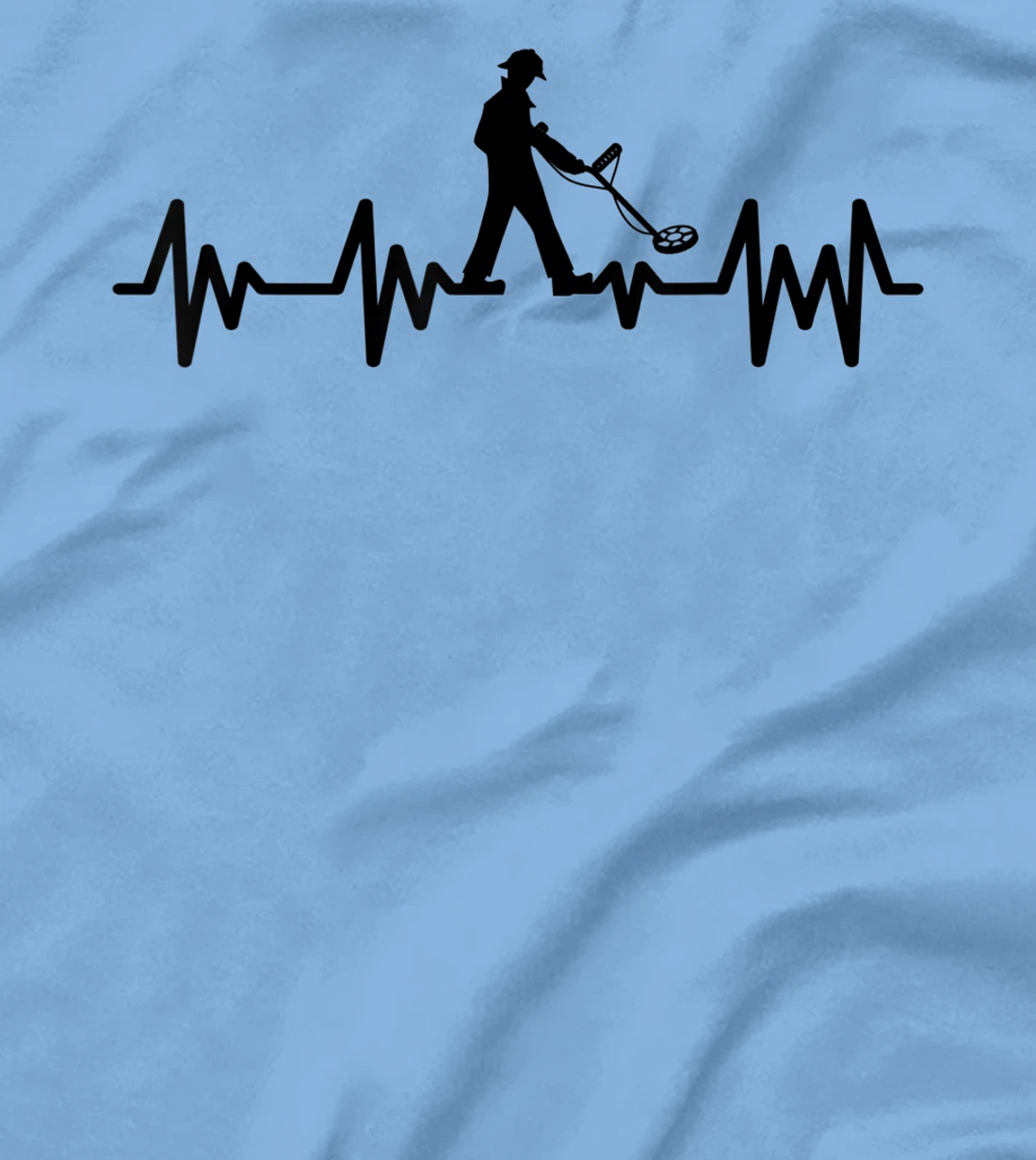 Womens Detectorists detecting Heartbeat Detectoring Metaldetector T-Shirt, Kid T-Shirt and Women T-Shirt