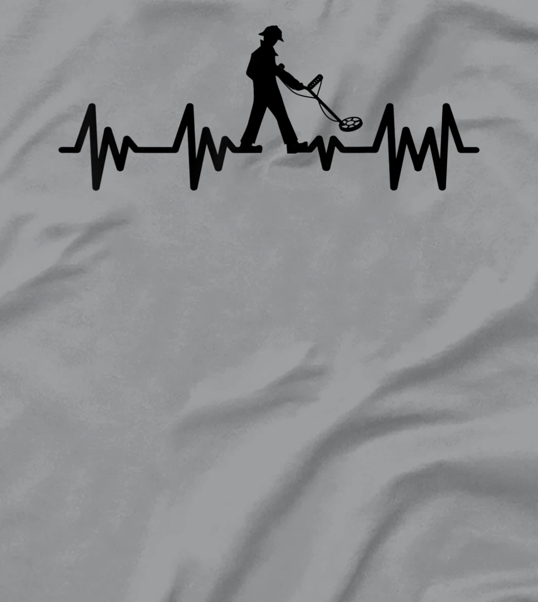Womens Detectorists detecting Heartbeat Detectoring Metaldetector T-Shirt, Kid T-Shirt and Women T-Shirt