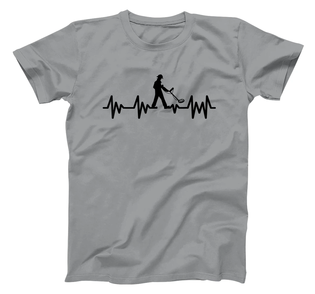 Womens Detectorists detecting Heartbeat Detectoring Metaldetector T-Shirt, Kid T-Shirt and Women T-Shirt