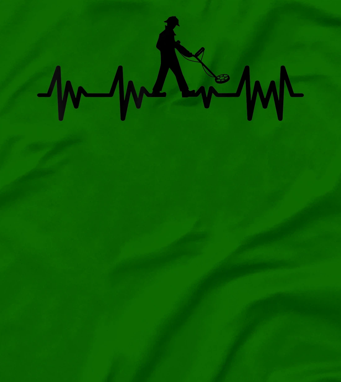 Womens Detectorists detecting Heartbeat Detectoring Metaldetector T-Shirt, Kid T-Shirt and Women T-Shirt