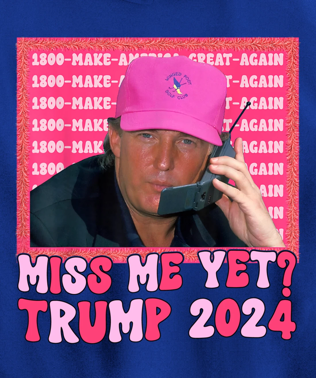 Funny Trump Pink Miss Me Yet Trump 2024 Pullover Hoodie