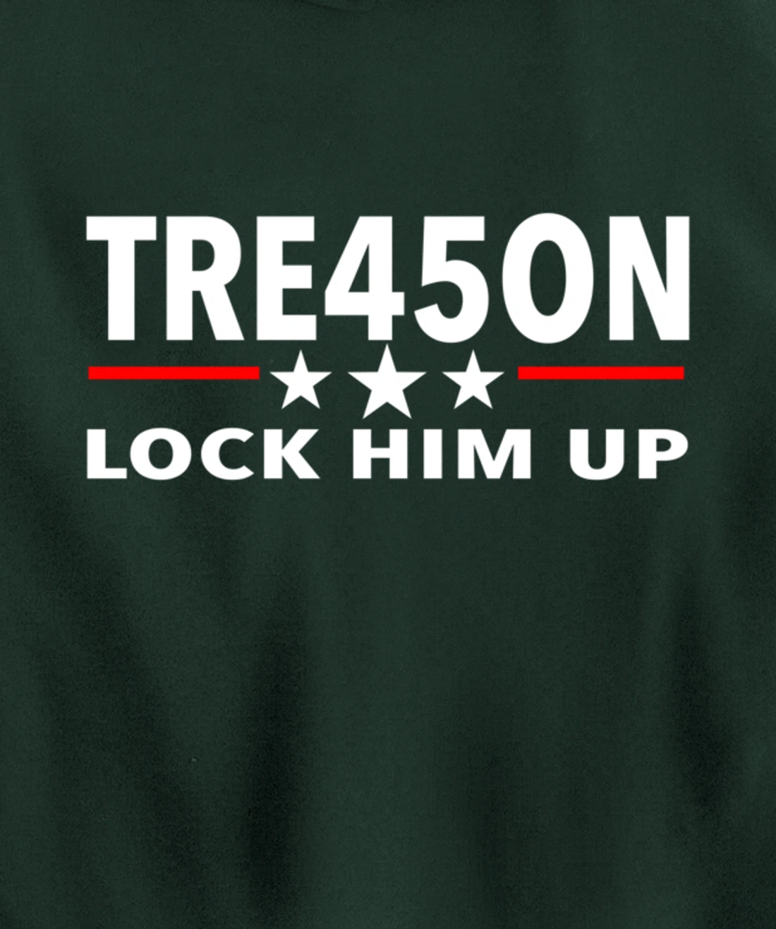 Prison for Trump - TRE45ON Pullover Hoodie