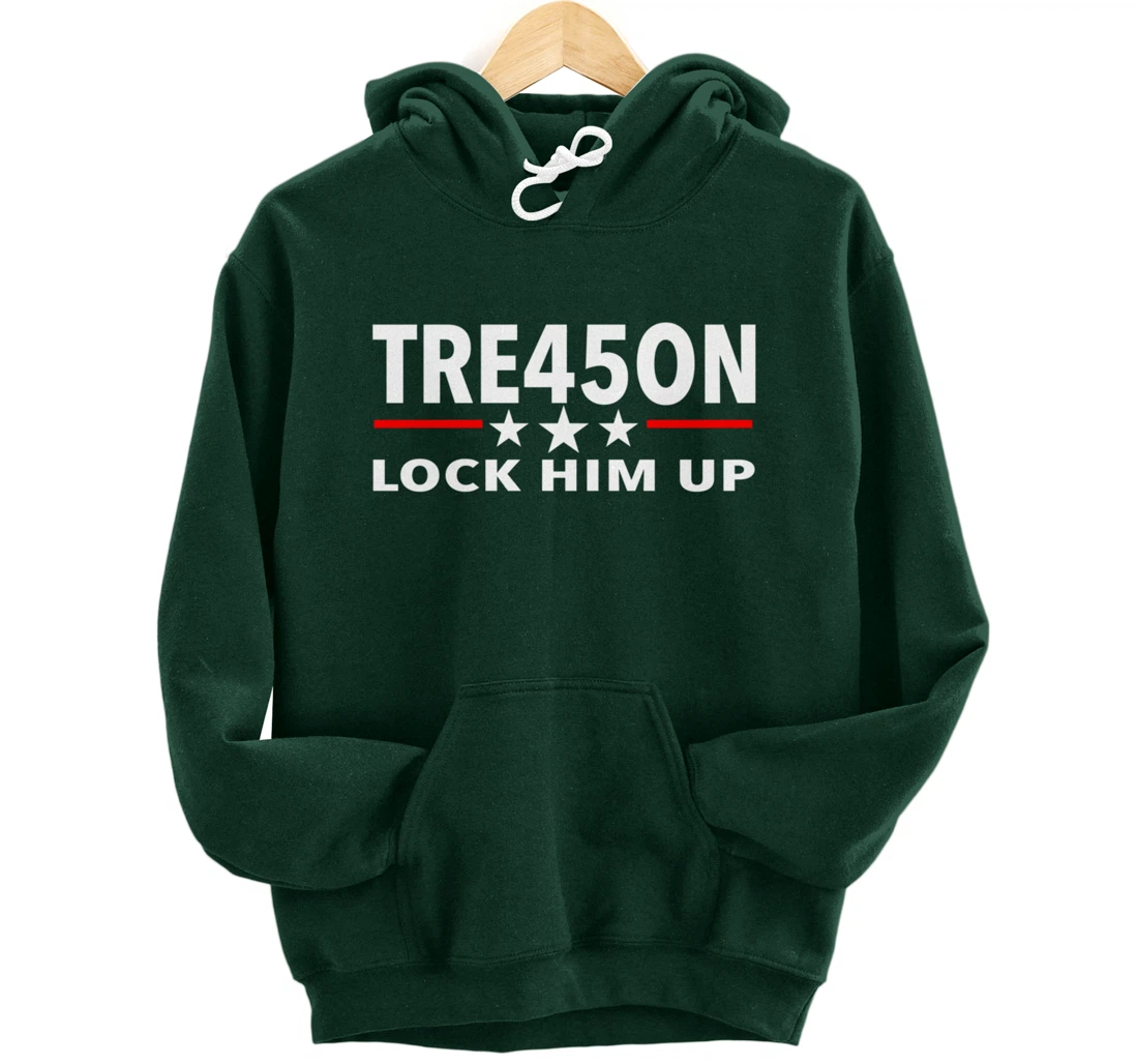 Prison for Trump - TRE45ON Pullover Hoodie