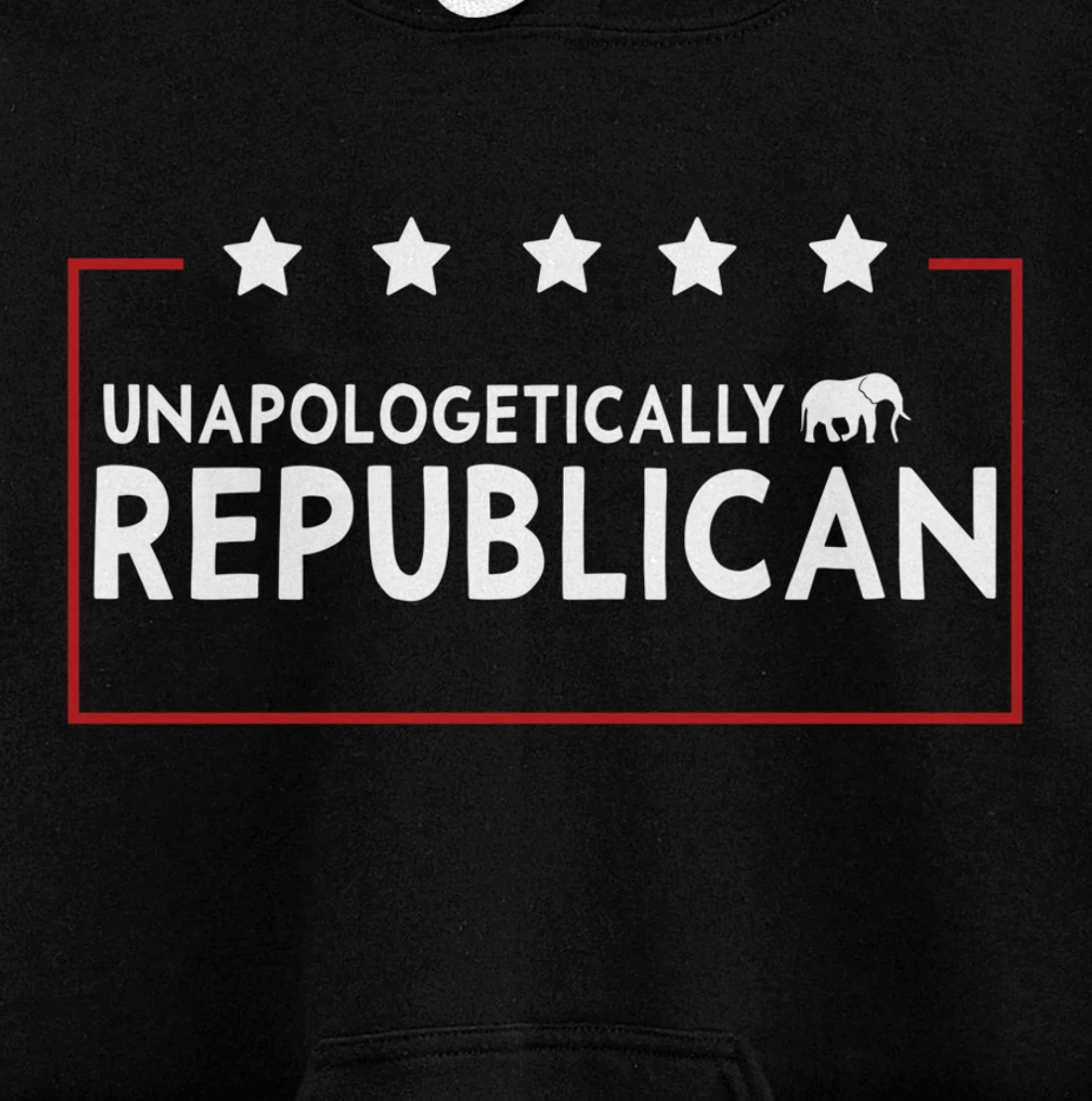 Unapologetically Republican Pro Trump 2024 Pullover Hoodie
