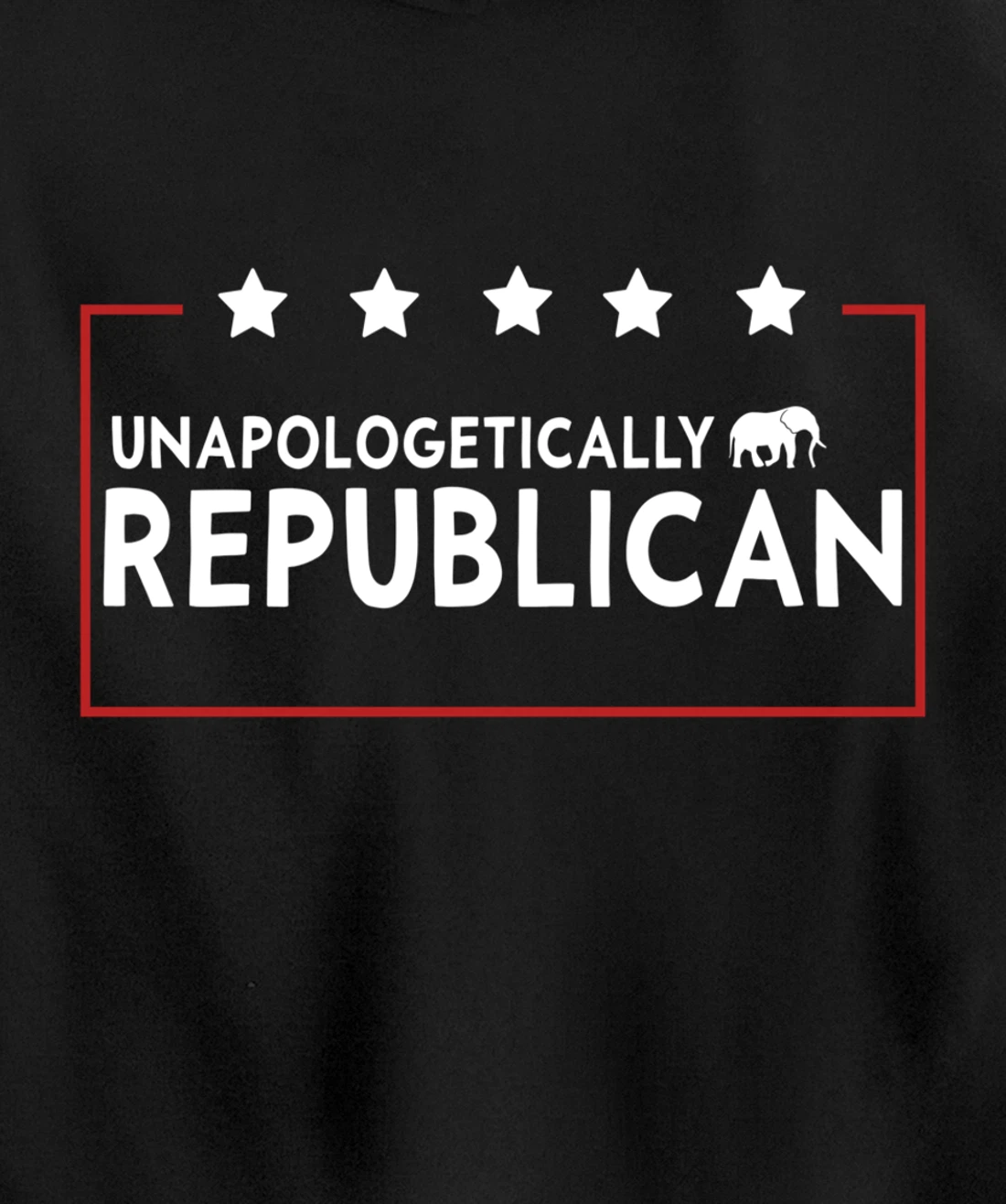 Unapologetically Republican Pro Trump 2024 Pullover Hoodie
