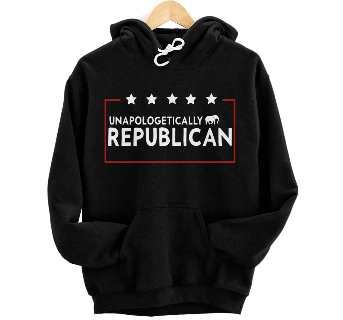 Unapologetically Republican Pro Trump 2024 Pullover Hoodie