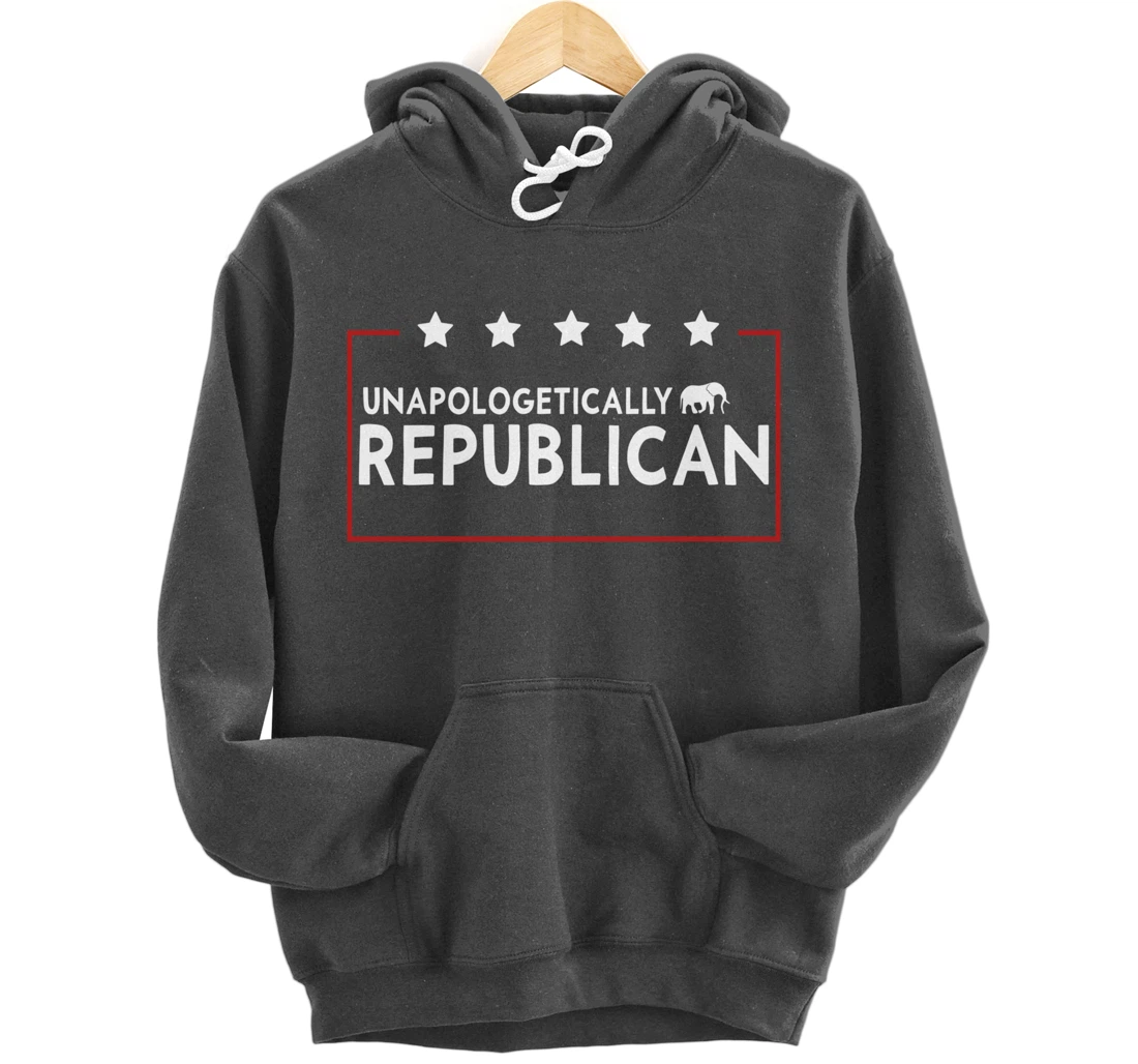 Unapologetically Republican Pro Trump 2024 Pullover Hoodie
