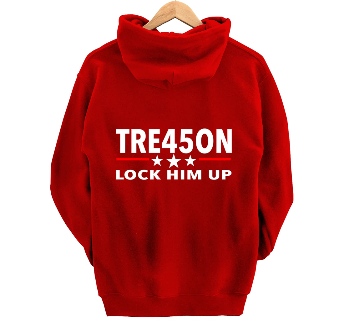 Prison for Trump - TRE45ON Pullover Hoodie