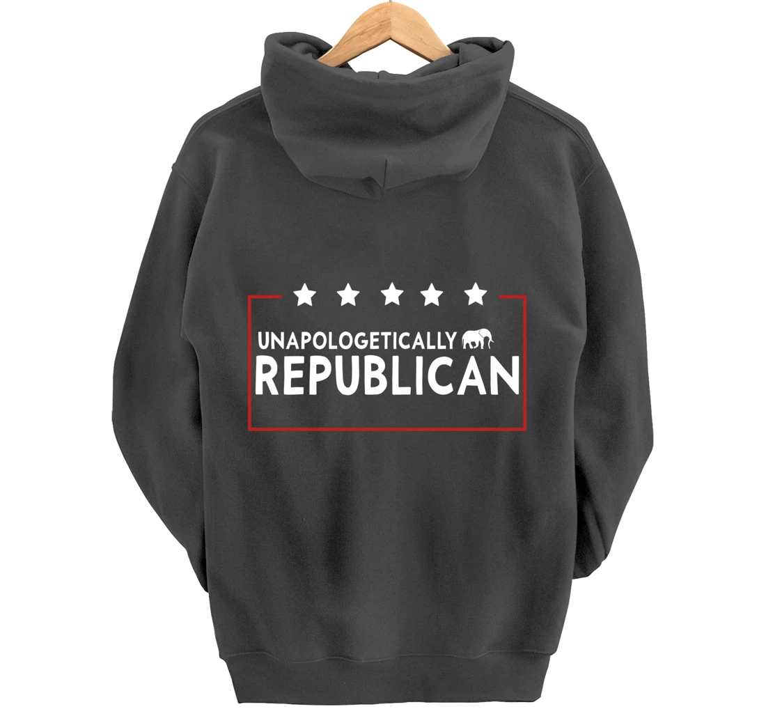 Unapologetically Republican Pro Trump 2024 Pullover Hoodie