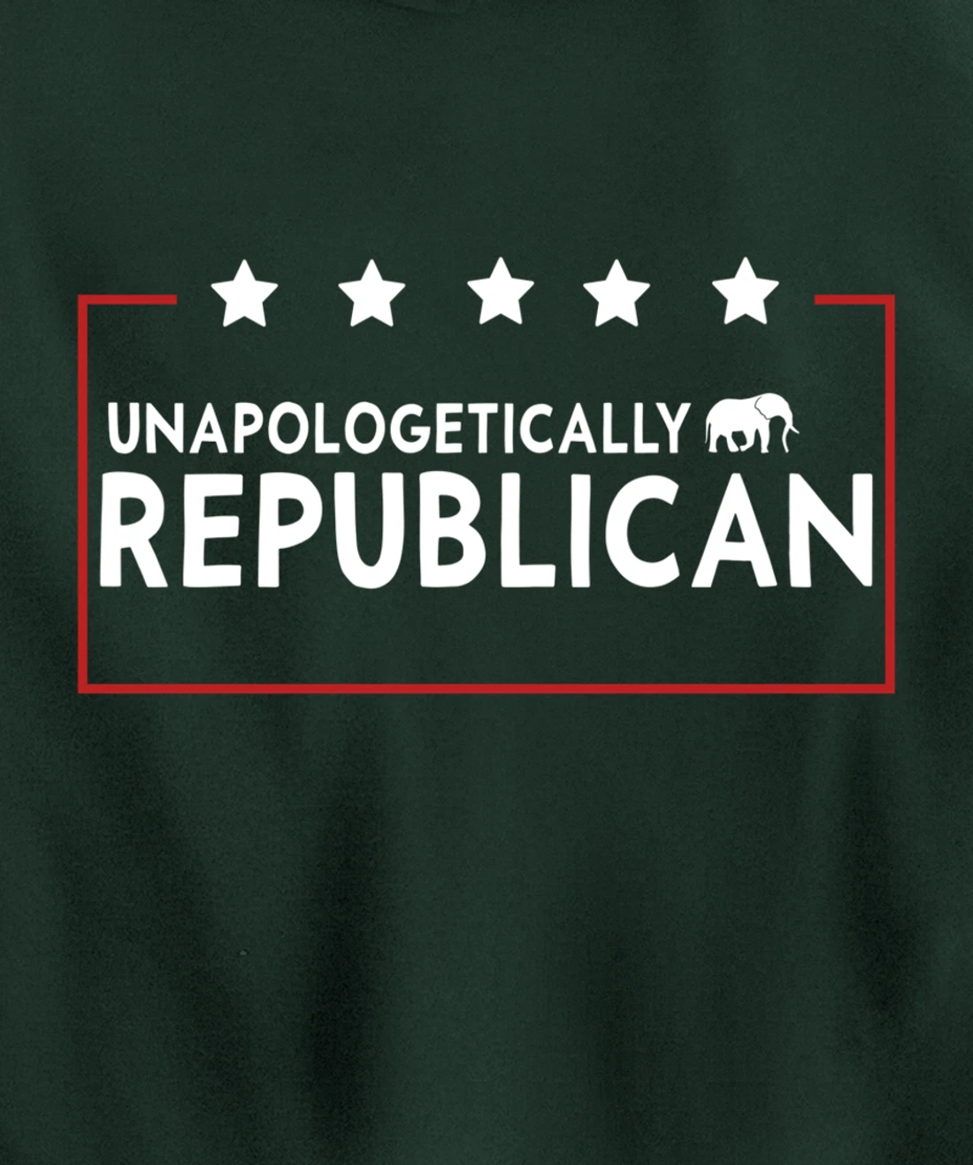 Unapologetically Republican Pro Trump 2024 Pullover Hoodie