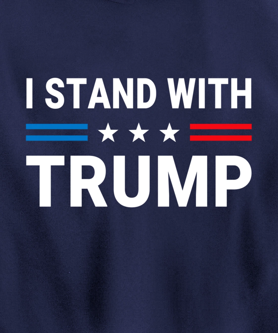 I Stand With Trump US Flag Support Trump 2024 Vintage Pullover Hoodie