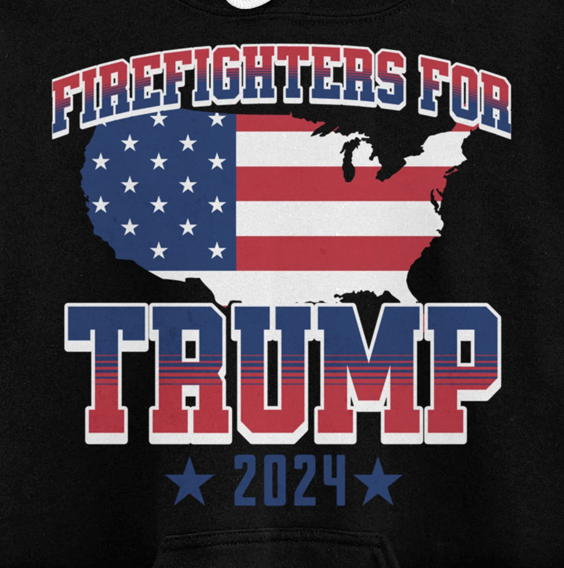 Election, Vote For Trump 2024 Pullover Hoodie